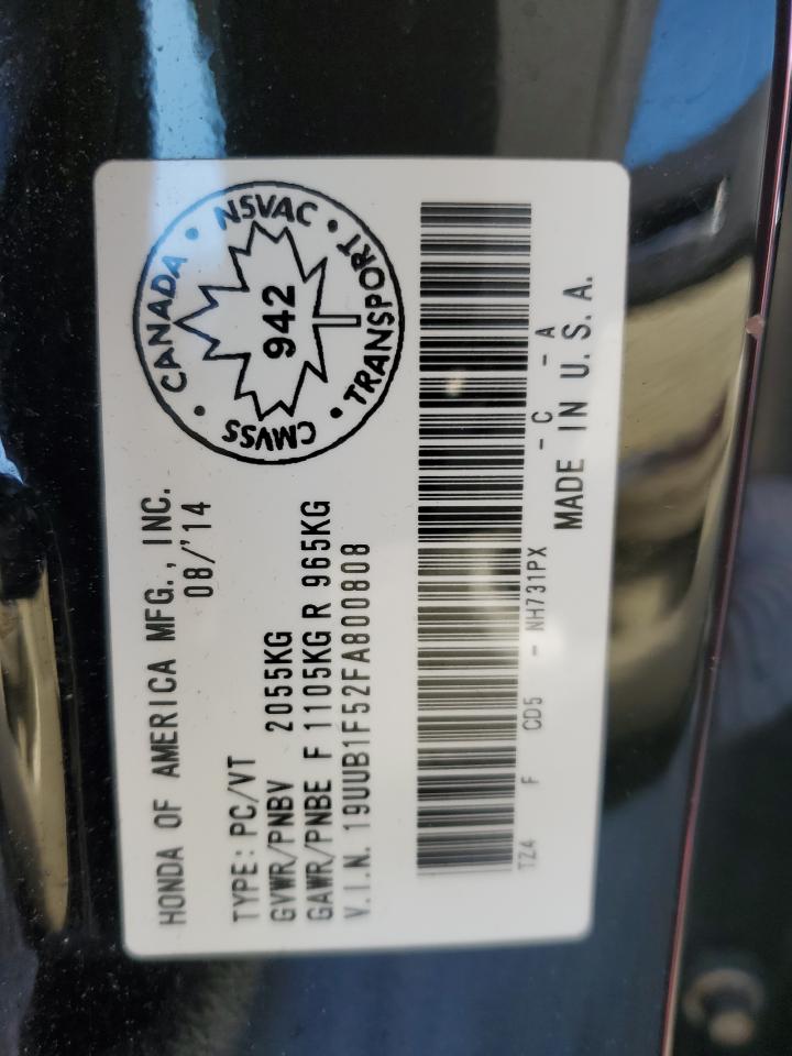 2015 Acura Tlx Tech VIN: 19UUB1F52FA800808 Lot: 47252805