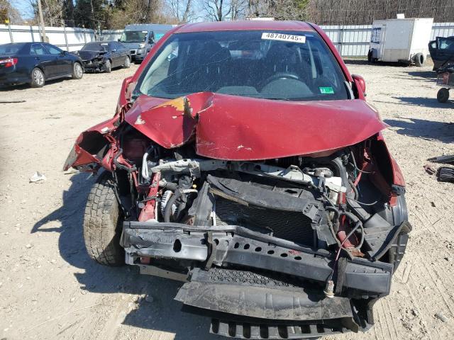  NISSAN VERSA 2014 Czerwony