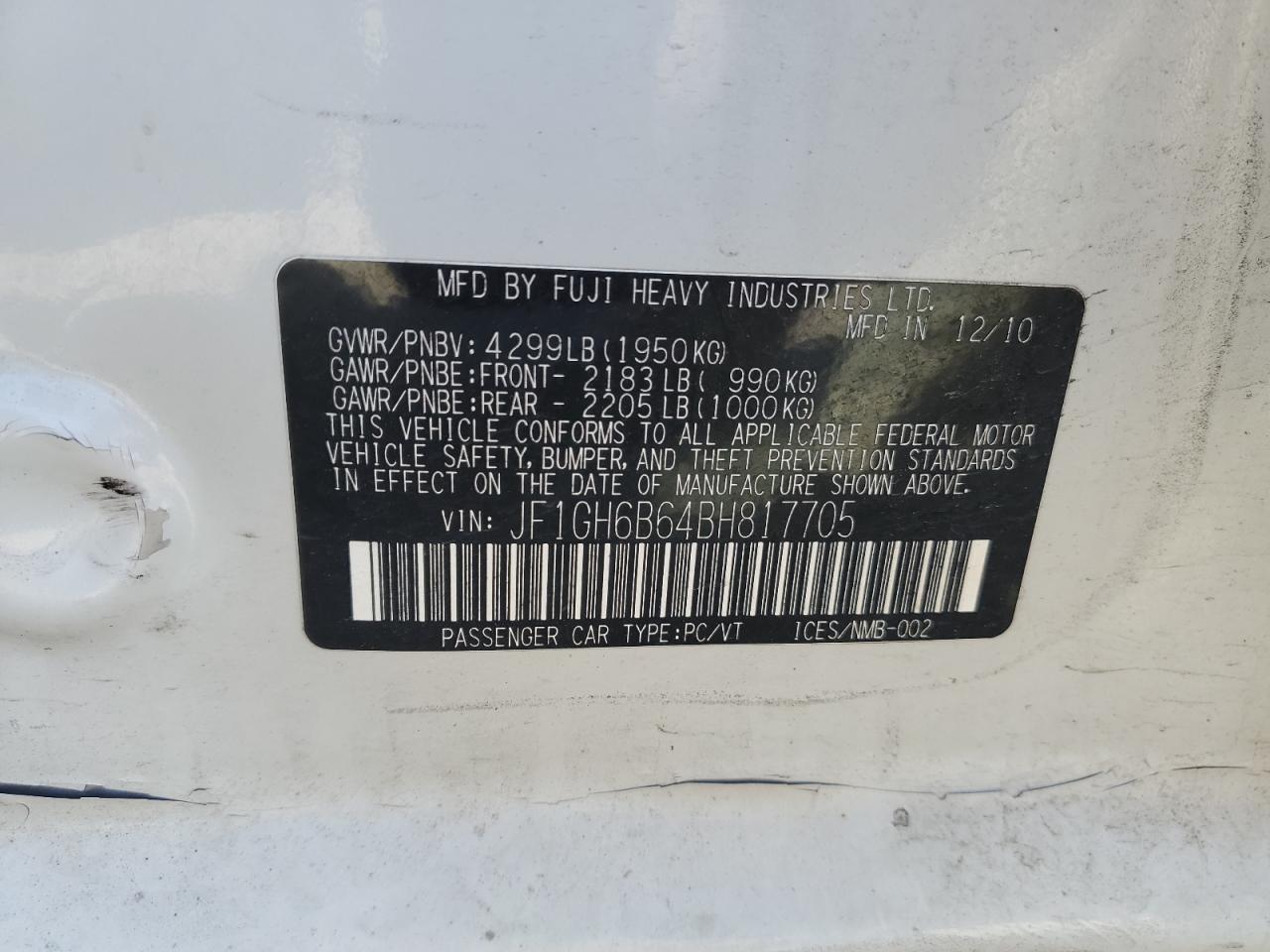 2011 Subaru Impreza - Image 12