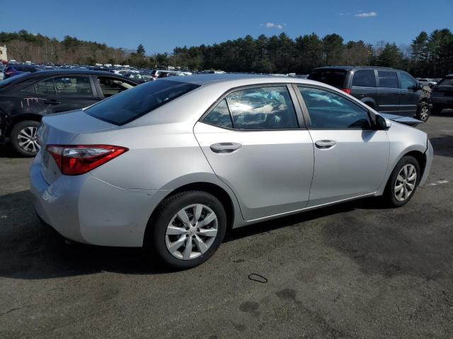  TOYOTA COROLLA 2016 Srebrny