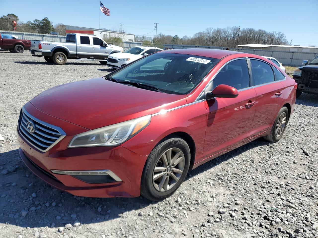 2015 Hyundai Sonata Se de vânzare în Montgomery, AL - Rear End