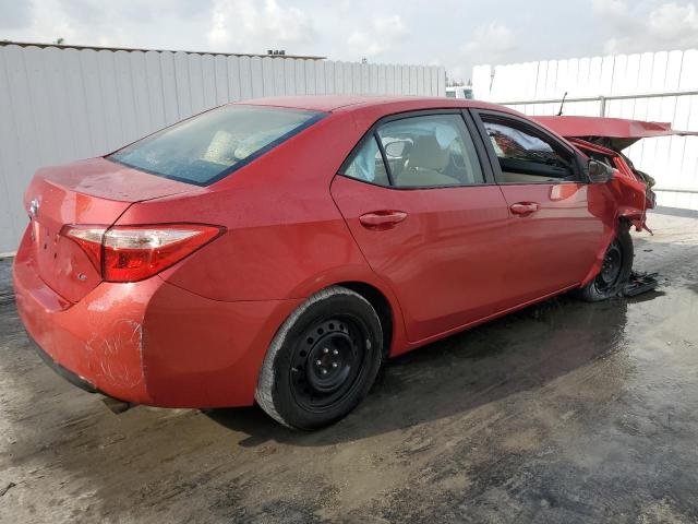  TOYOTA COROLLA 2018 Czerwony