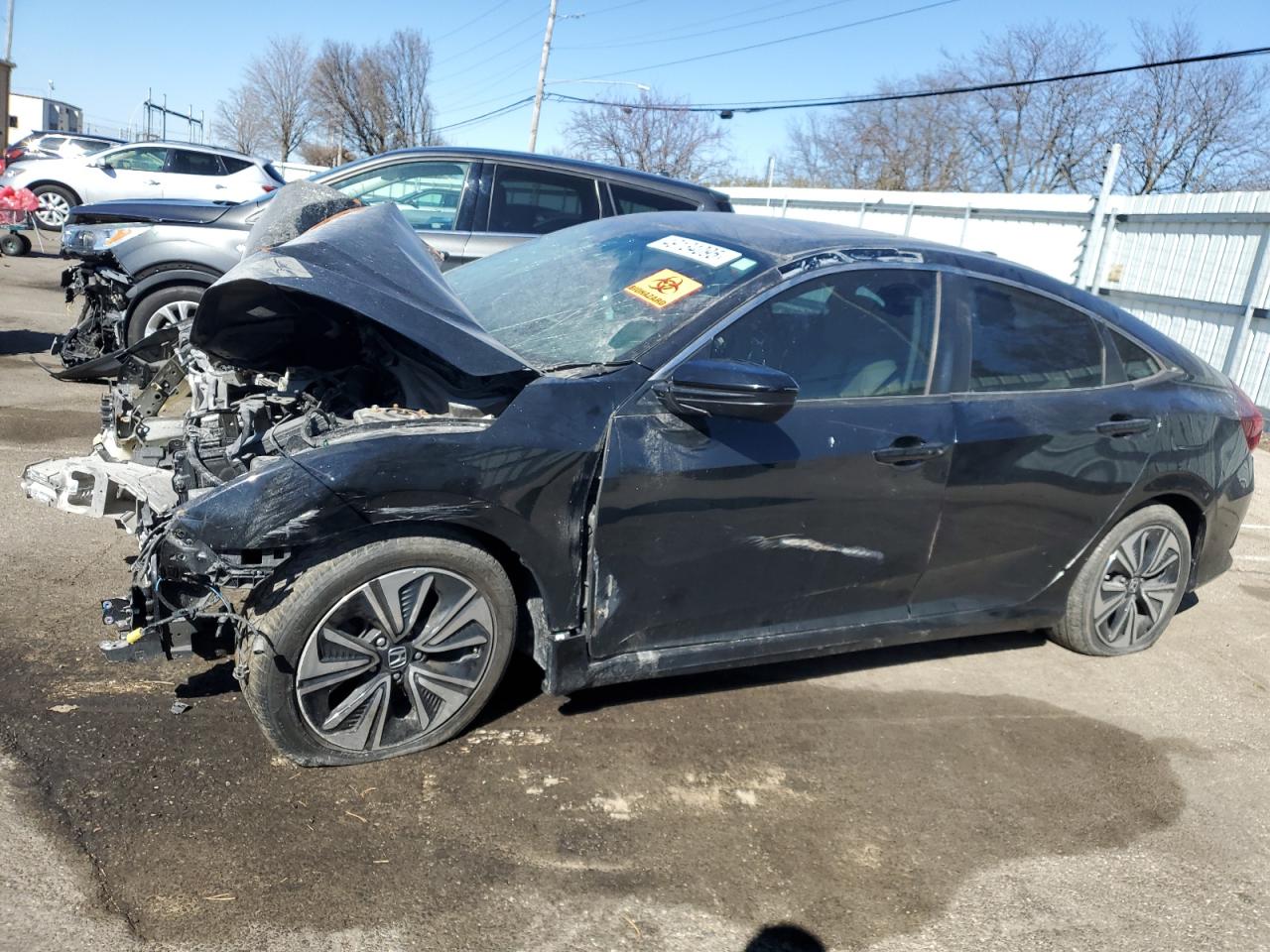 2017 Honda Civic Exl for Sale in Moraine, OH - Front End