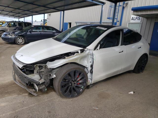  TESLA MODEL Y 2022 Білий