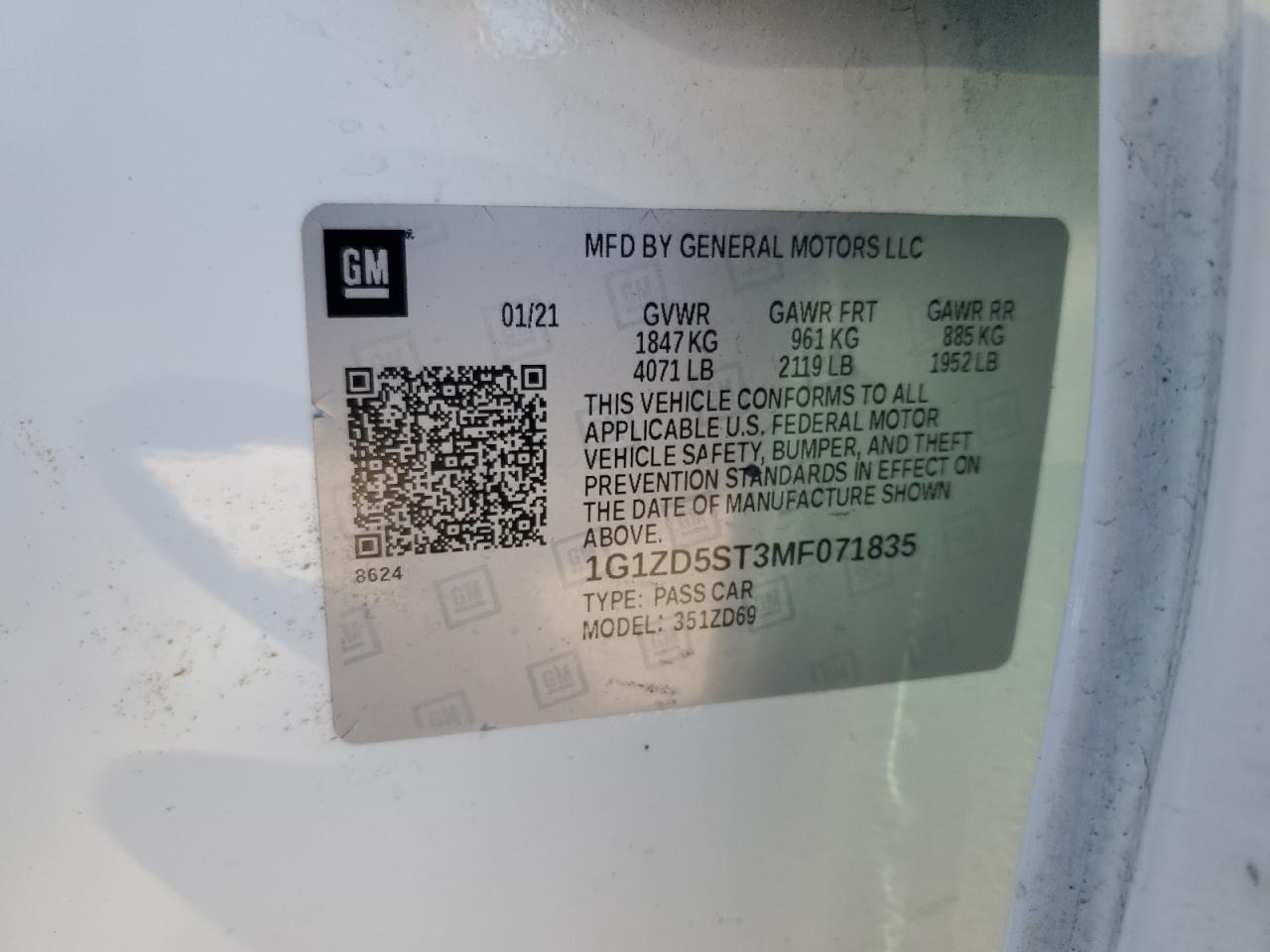 2021 Chevrolet Malibu - Image 14