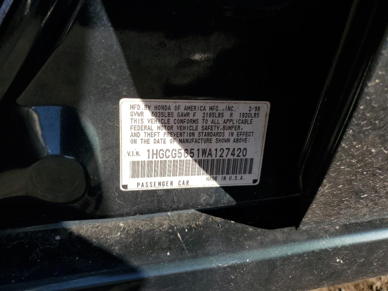 1998 Honda Accord - Image 12