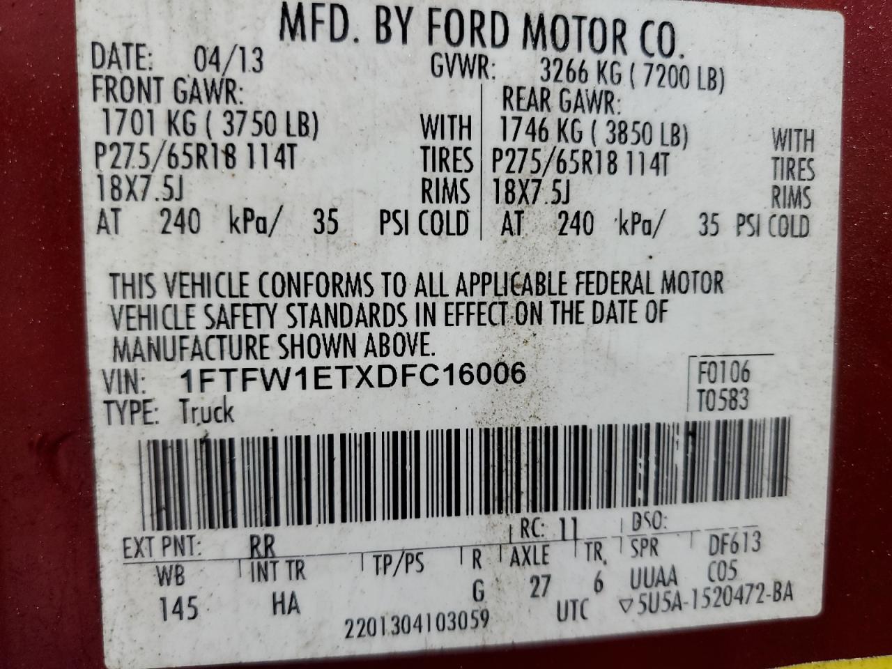 2013 Ford F-150 - Image 12