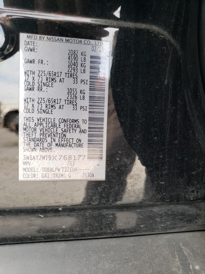 5N1AT2MT9JC768177 NISSAN ROGUE 2018