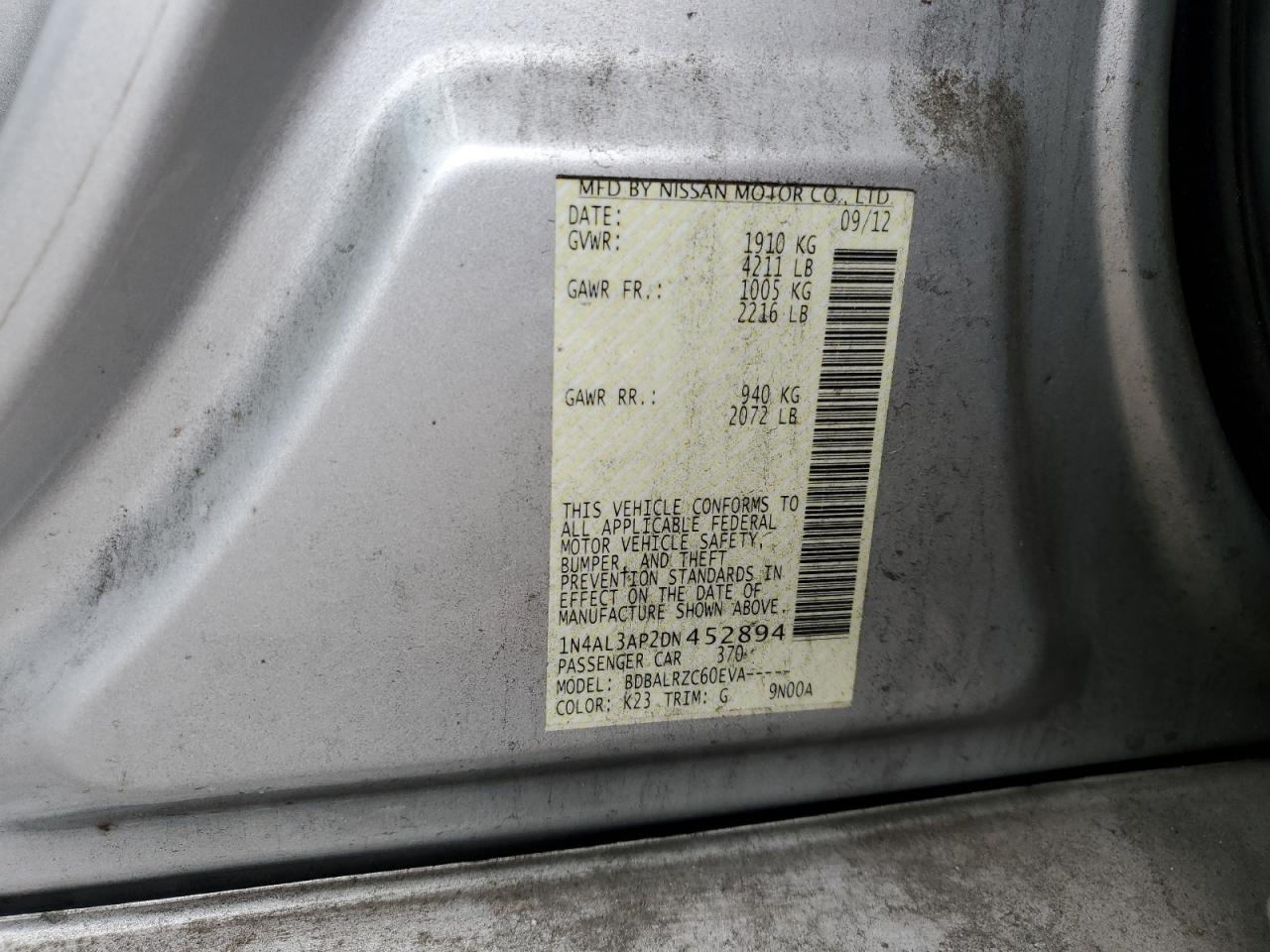 2013 Nissan Altima - Image 12