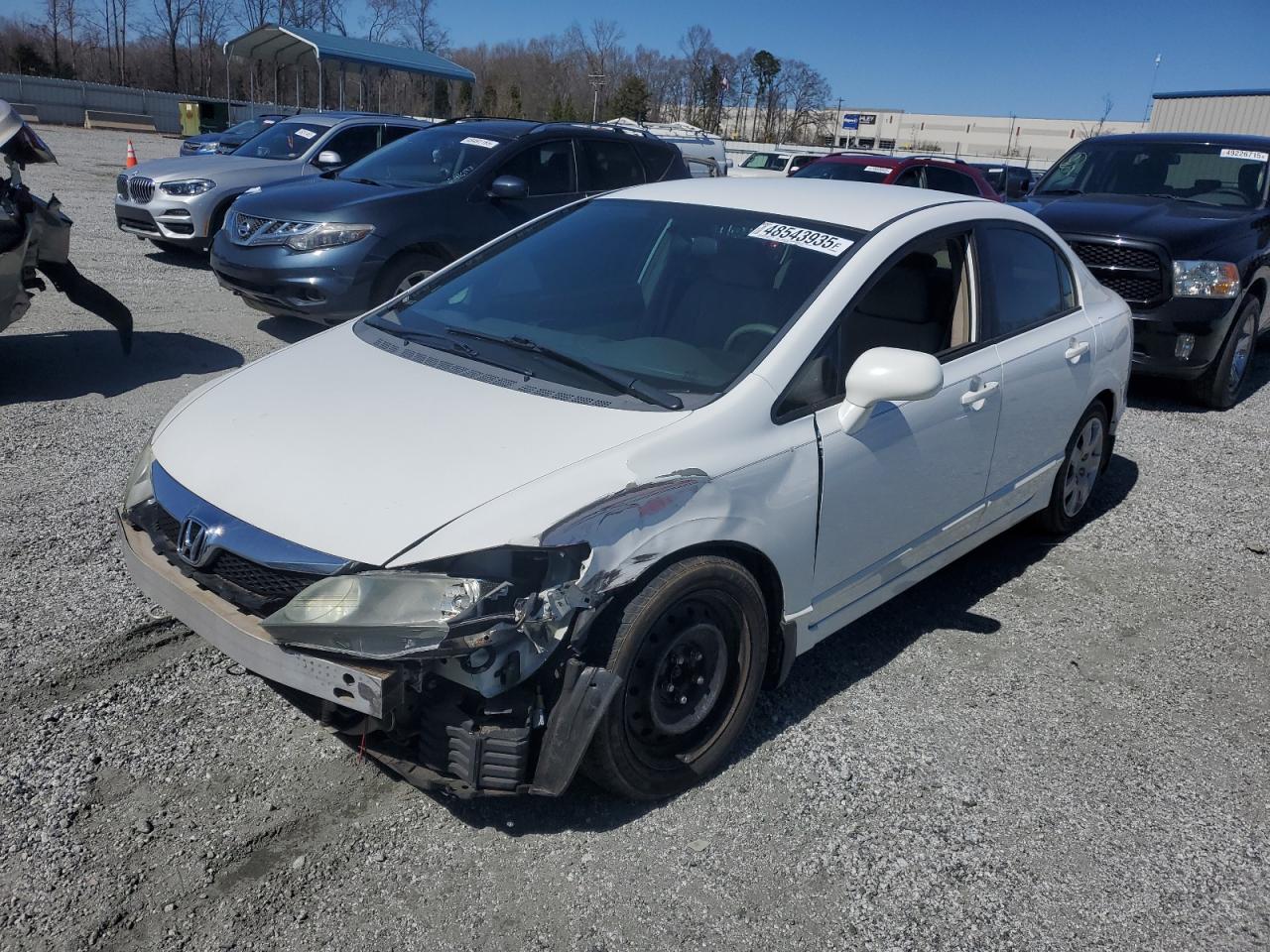 2009 Honda Civic Lx na sprzedaż w Spartanburg, SC - Front End