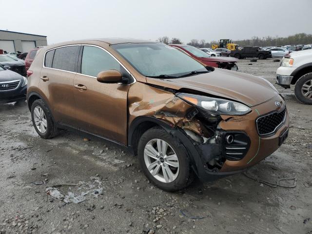  KIA SPORTAGE 2017 Orange