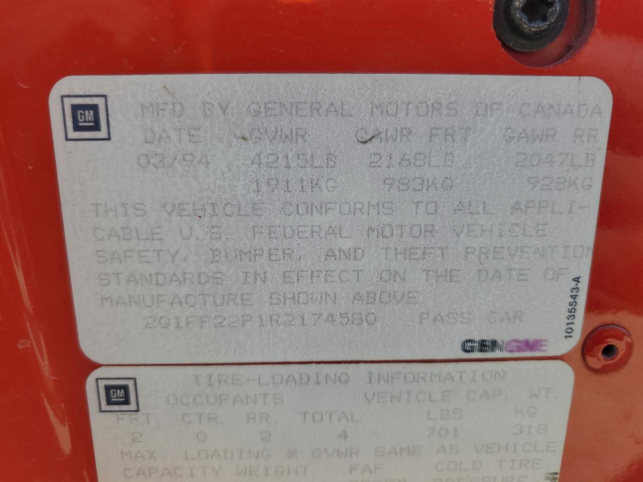 1994 Chevrolet Camaro - Image 12