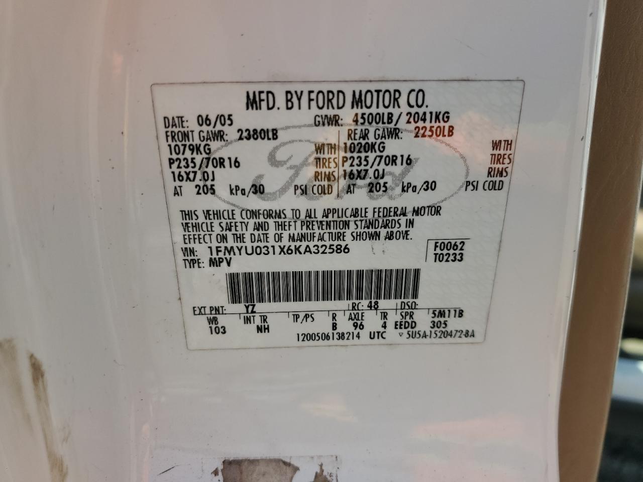 2006 Ford Escape - Image 13