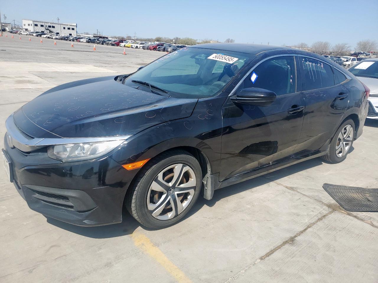 2018 Honda Civic Lx იყიდება Grand Prairie-ში, TX - Hail