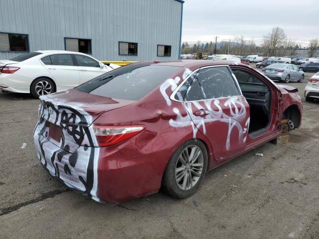 TOYOTA CAMRY 2016 Czerwony