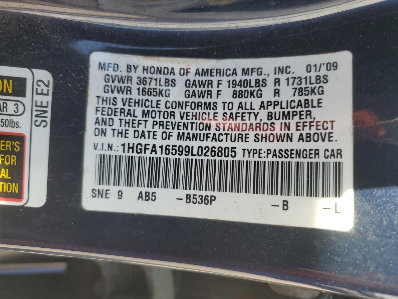 2009 Honda Civic - Image 13