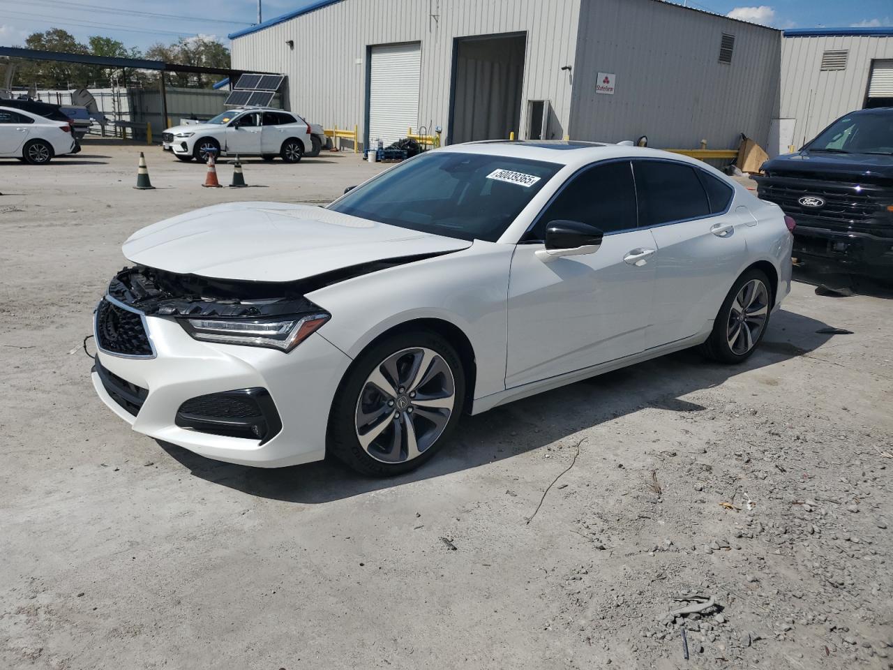 2021 Acura Tlx Advance იყიდება New Orleans-ში, LA - Front End