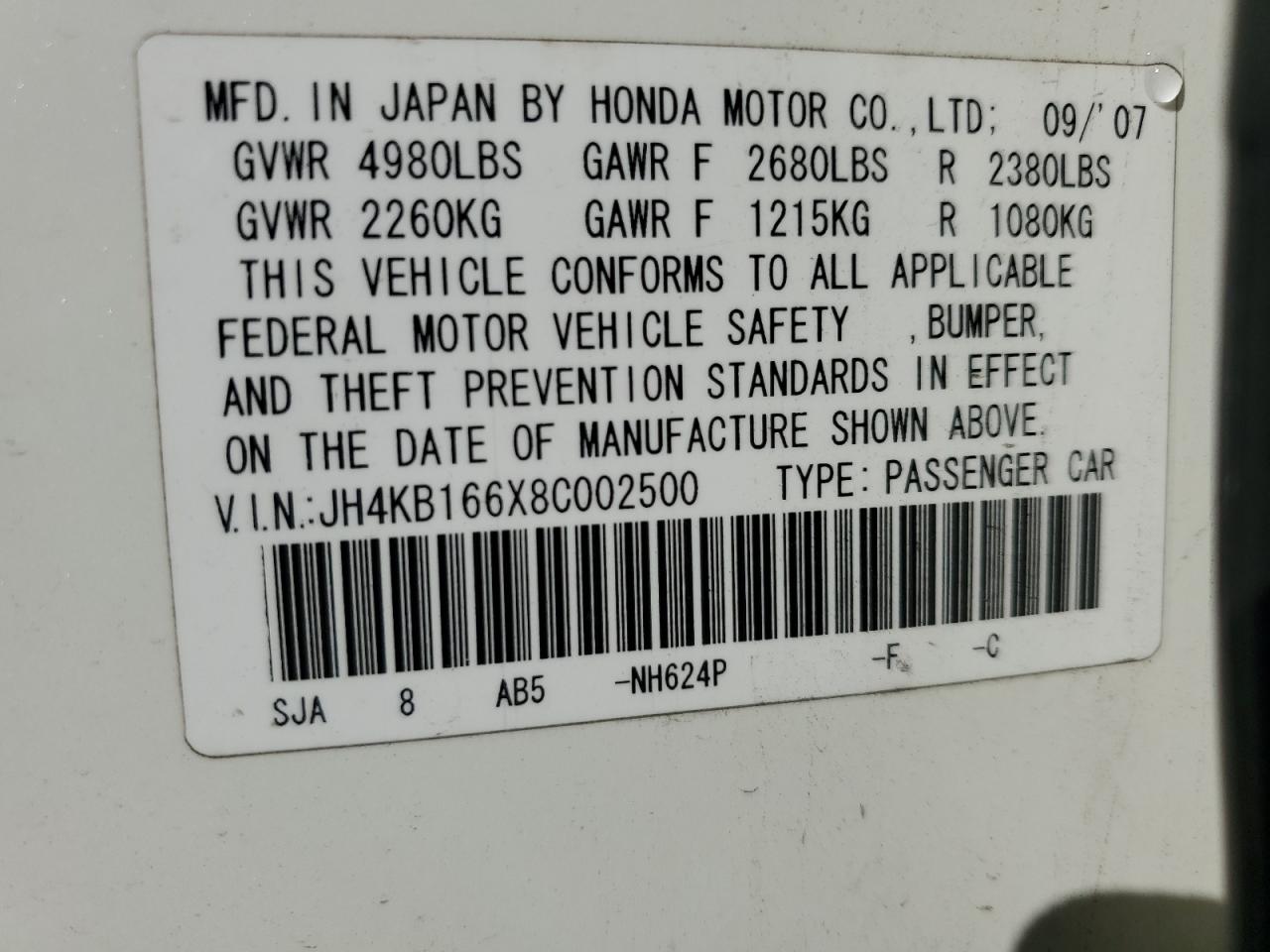 2008 Acura RL - Image 12