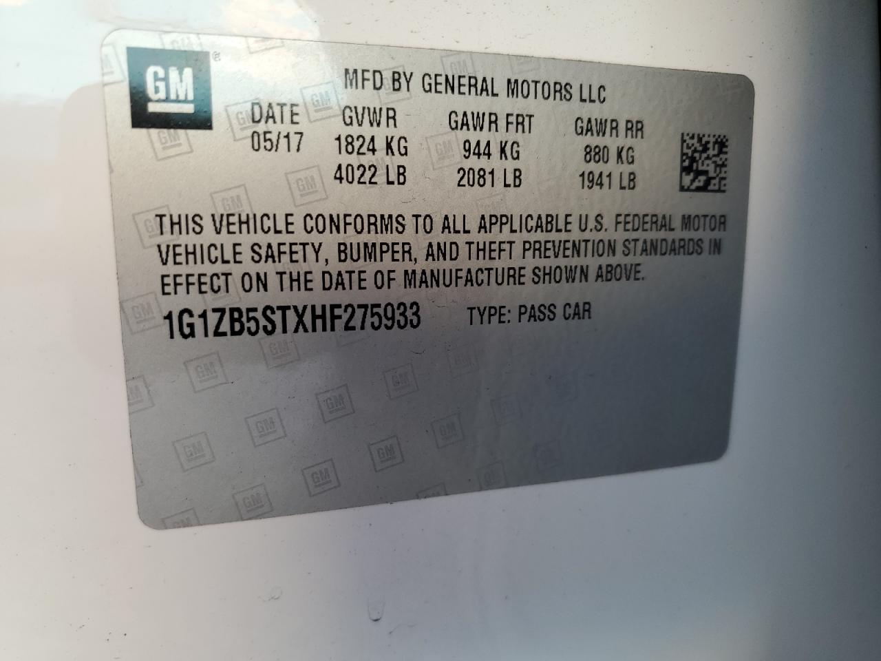 2017 Chevrolet Malibu - Image 12