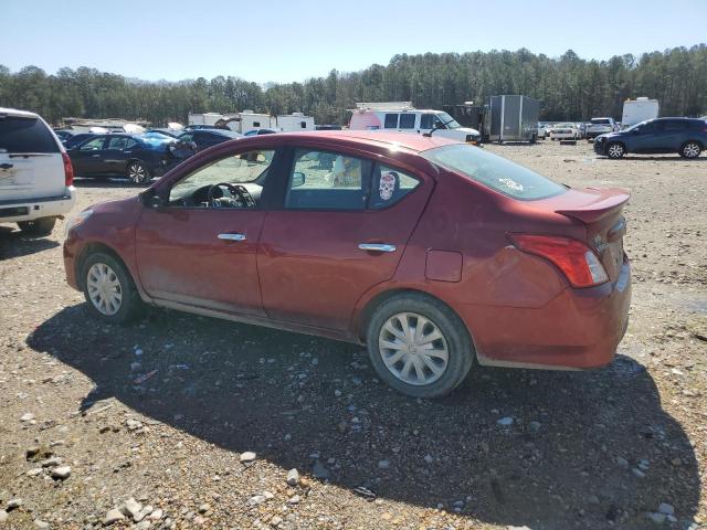  NISSAN VERSA 2017 Czerwony