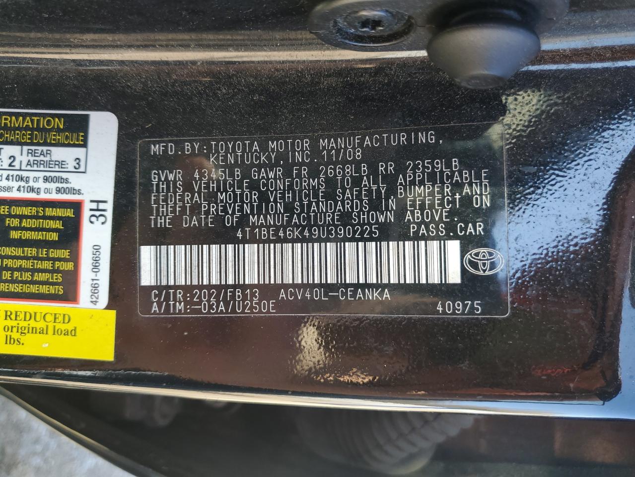 2009 Toyota Camry - Image 12