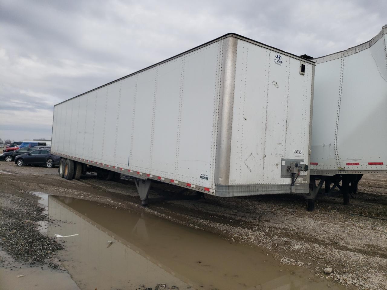 2016 Hyundai Vc2530152-Ajs Dry Van Trailer zu verkaufen in Cicero, IN - All Over