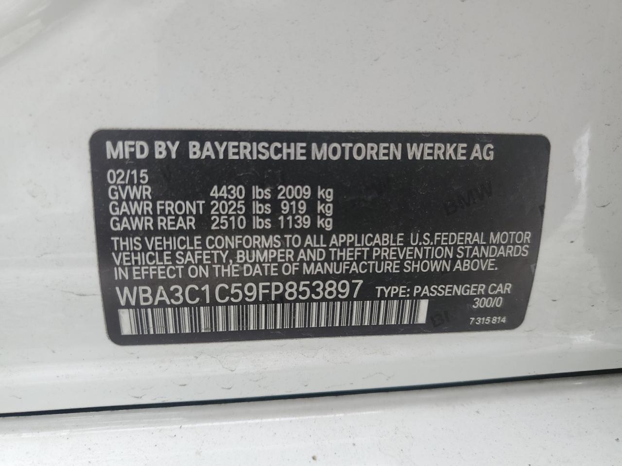 2015 BMW 3er - Image 12