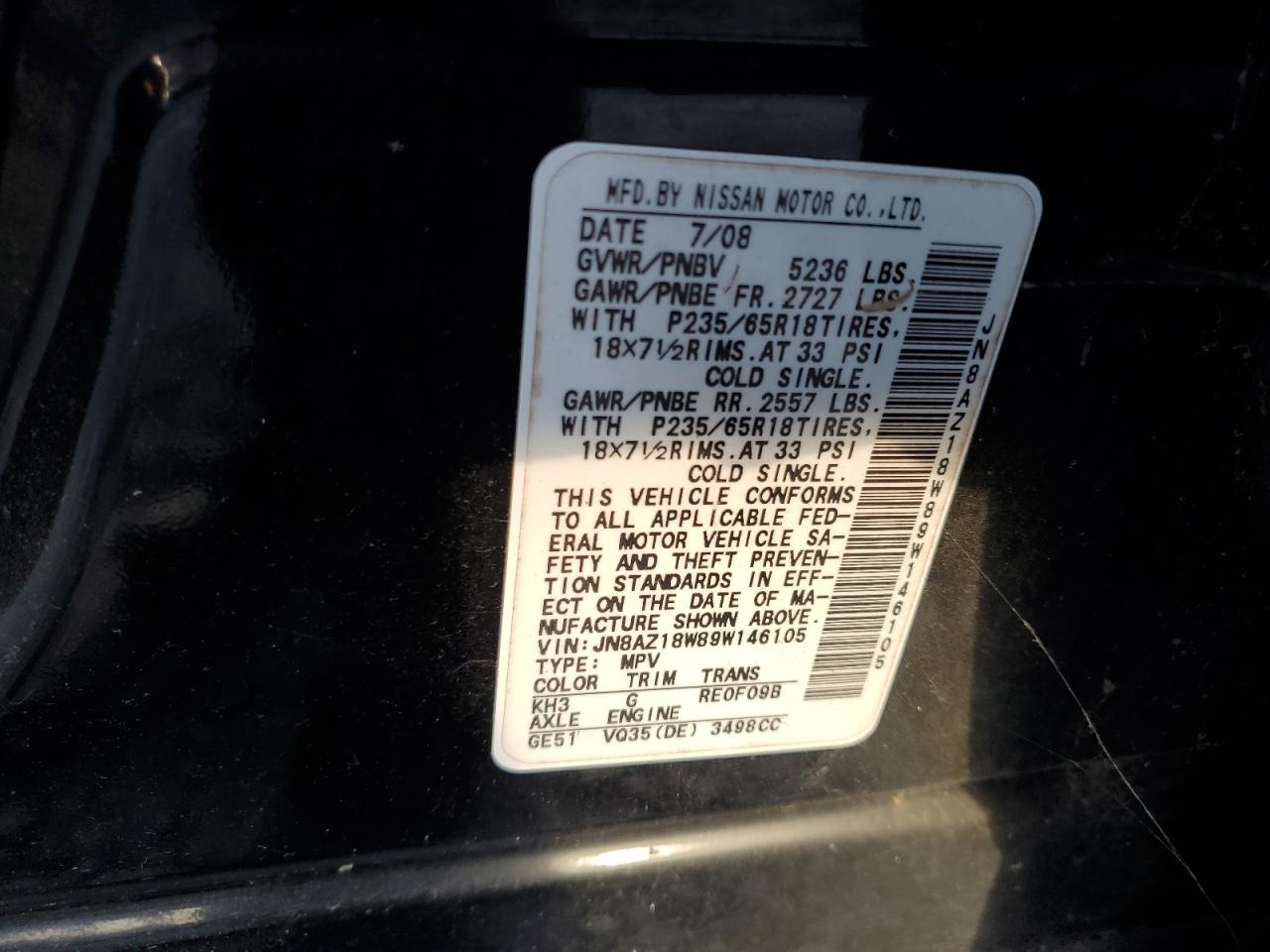 2009 Nissan Murano - Image 16