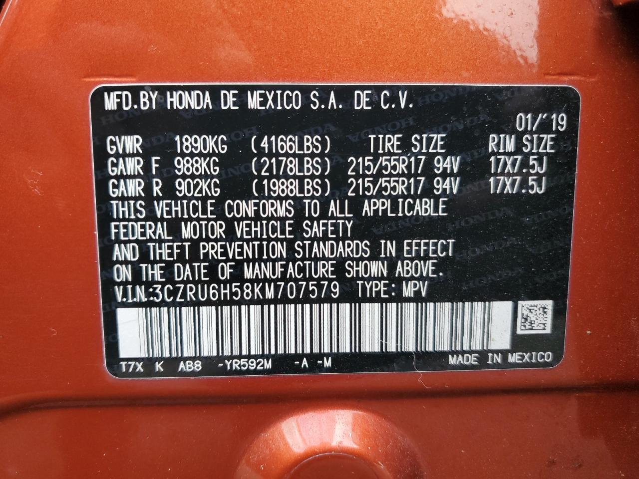 2019 Honda HR-V - Image 15