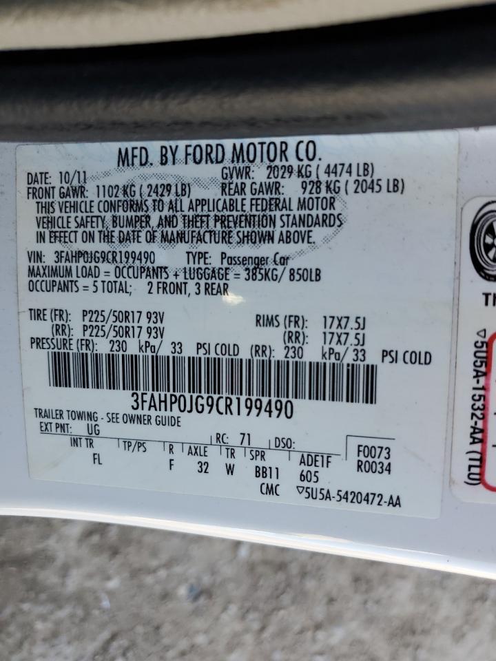 2012 Ford Fusion - Image 12