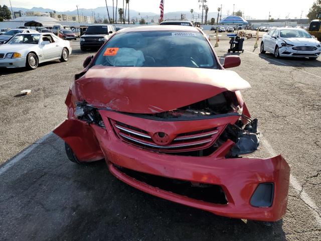  TOYOTA COROLLA 2013 Красный