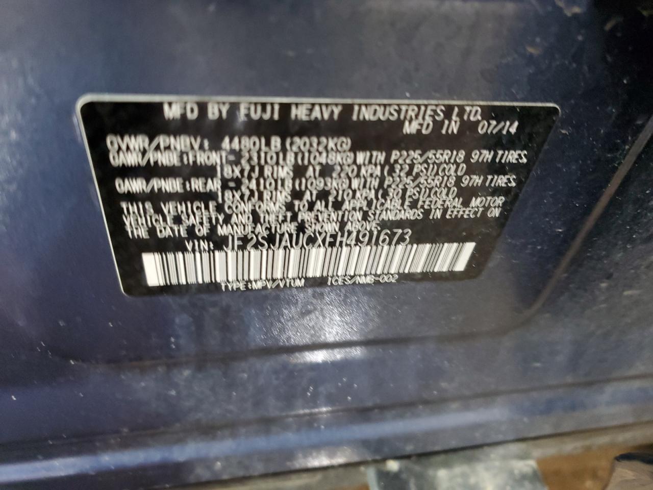 2015 Subaru Forester - Image 15