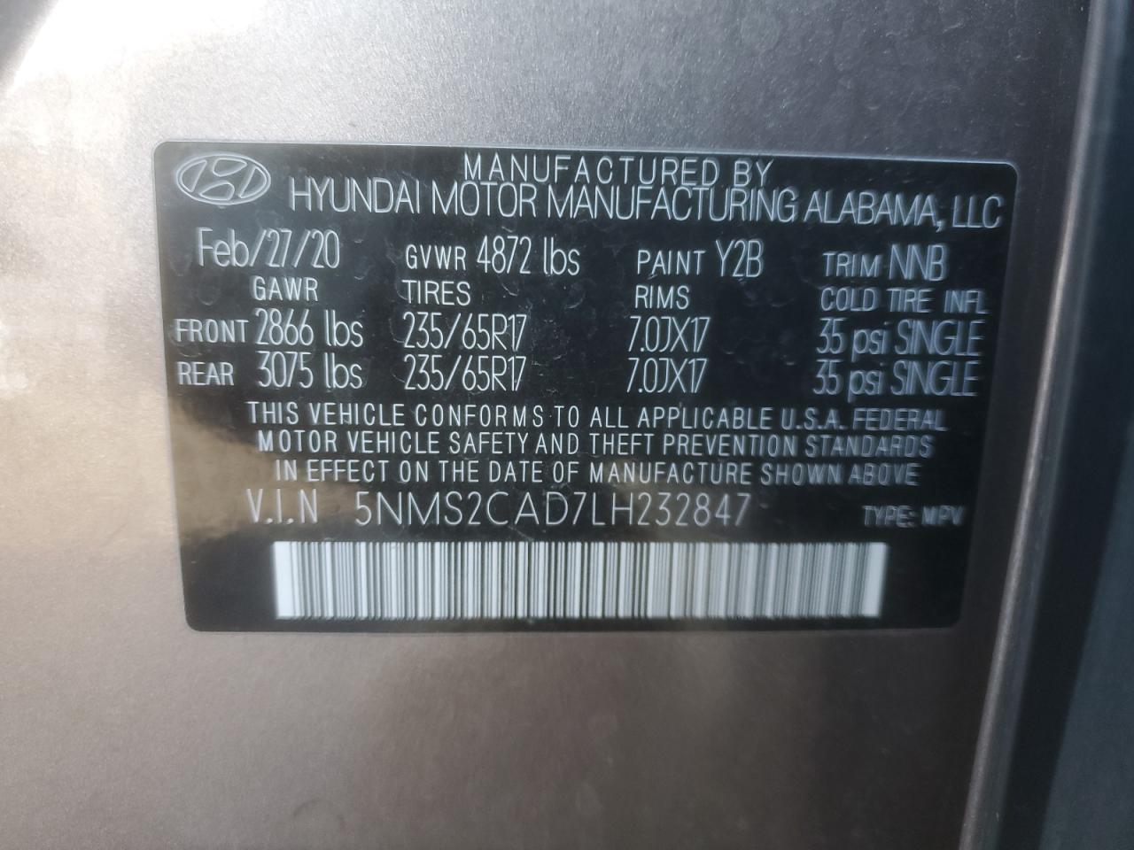 2020 Hyundai Santa Fe - Image 15