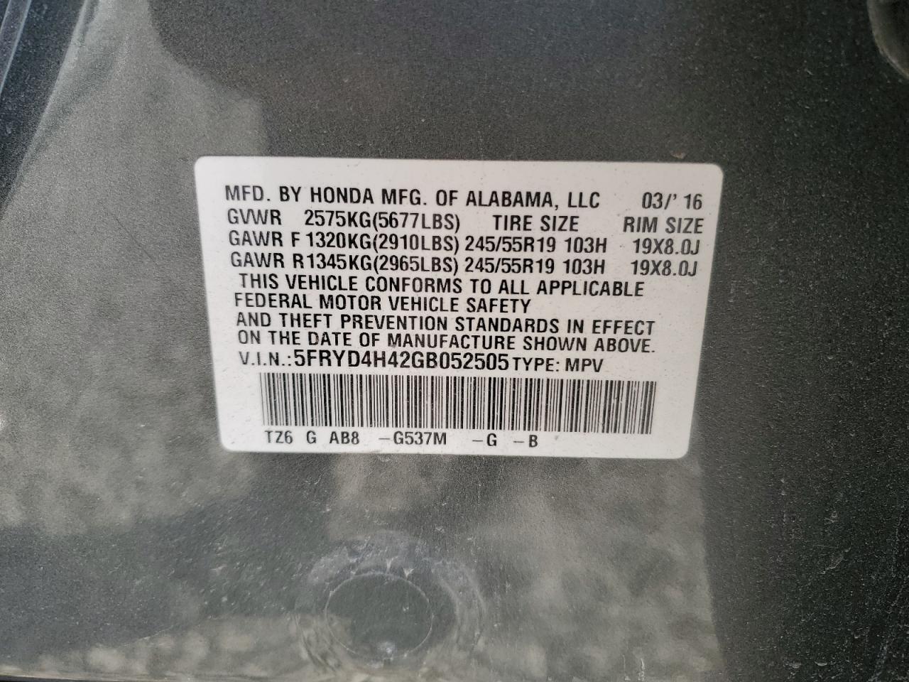 2016 Acura MDX - Image 15