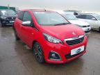 2015 PEUGEOT 108 ALLURE for sale at Copart ROCHFORD