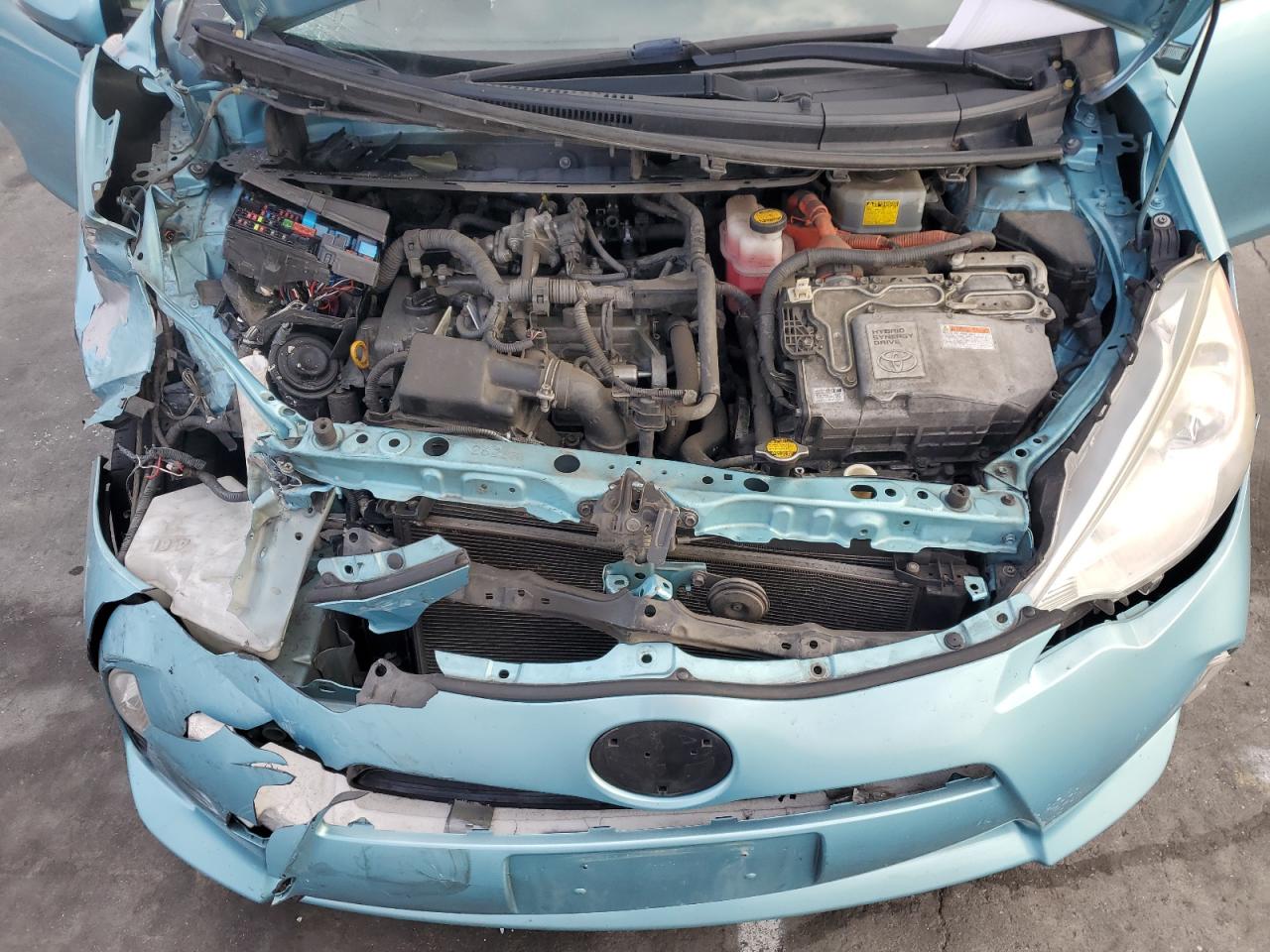 2014 Toyota Prius C VIN: JTDKDTB33E1060281 Lot: 51103925