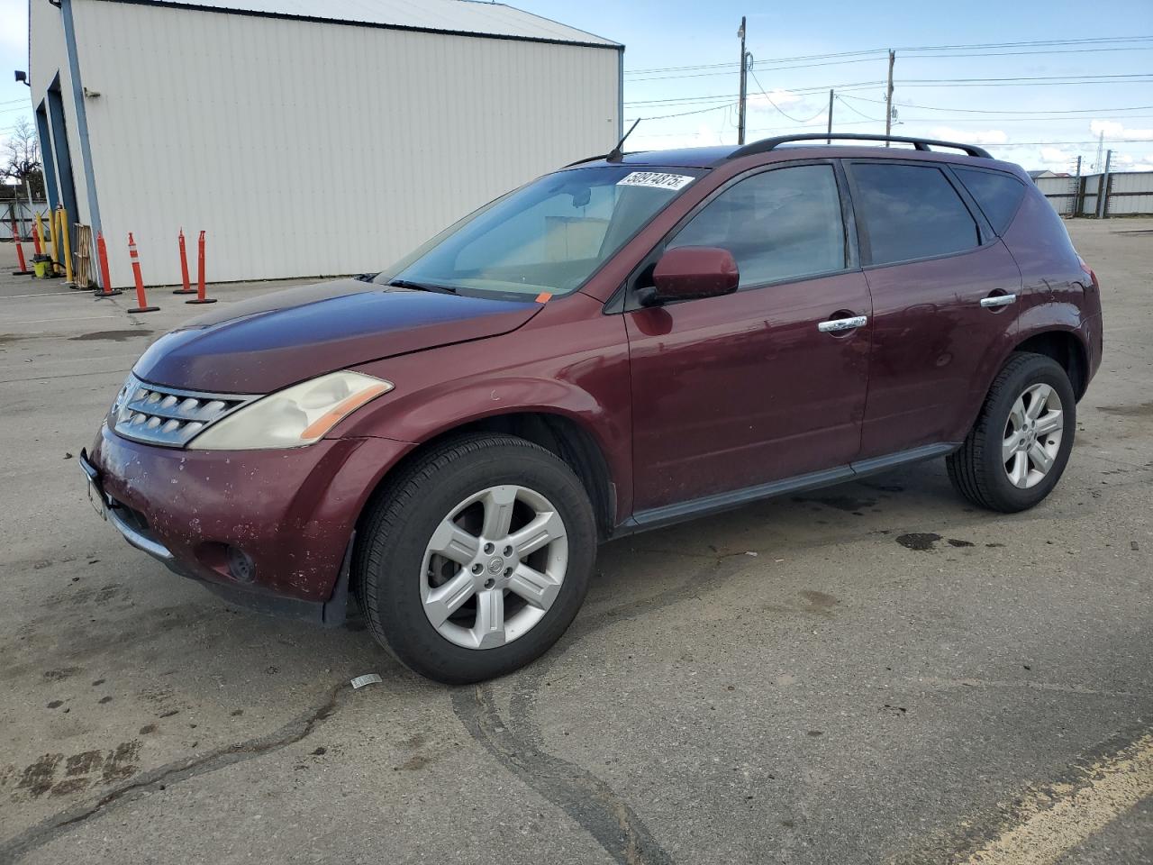 2007 Nissan Murano Sl продається в Nampa, ID - Burn - Engine