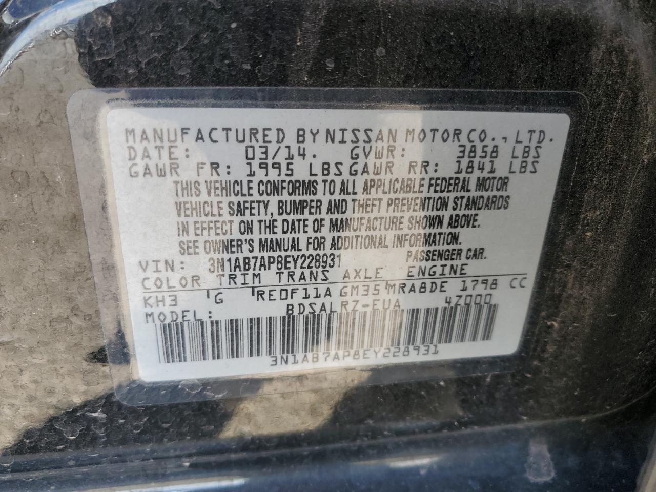 2014 Nissan Sentra - Image 12