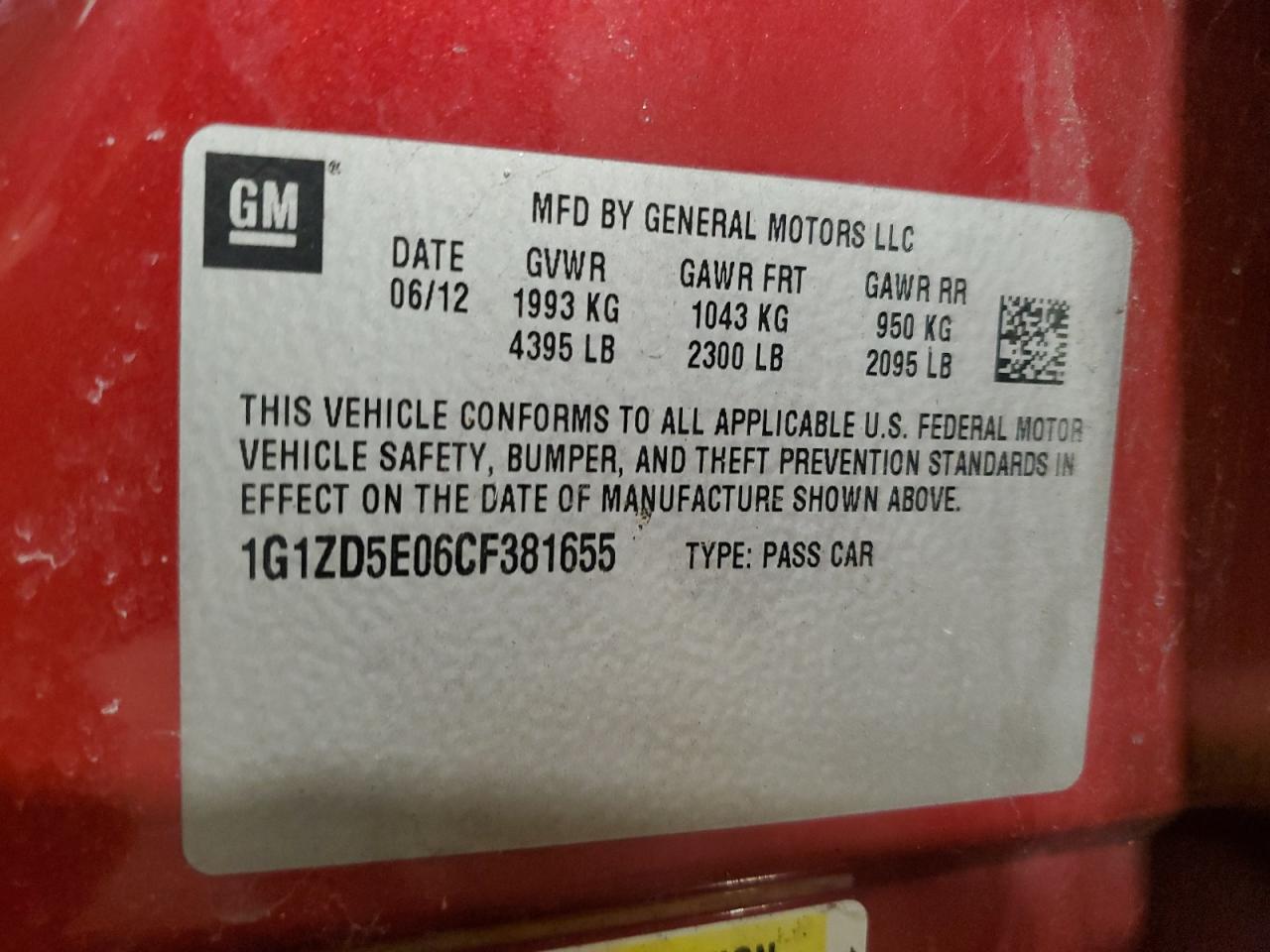 2012 Chevrolet Malibu - Image 13