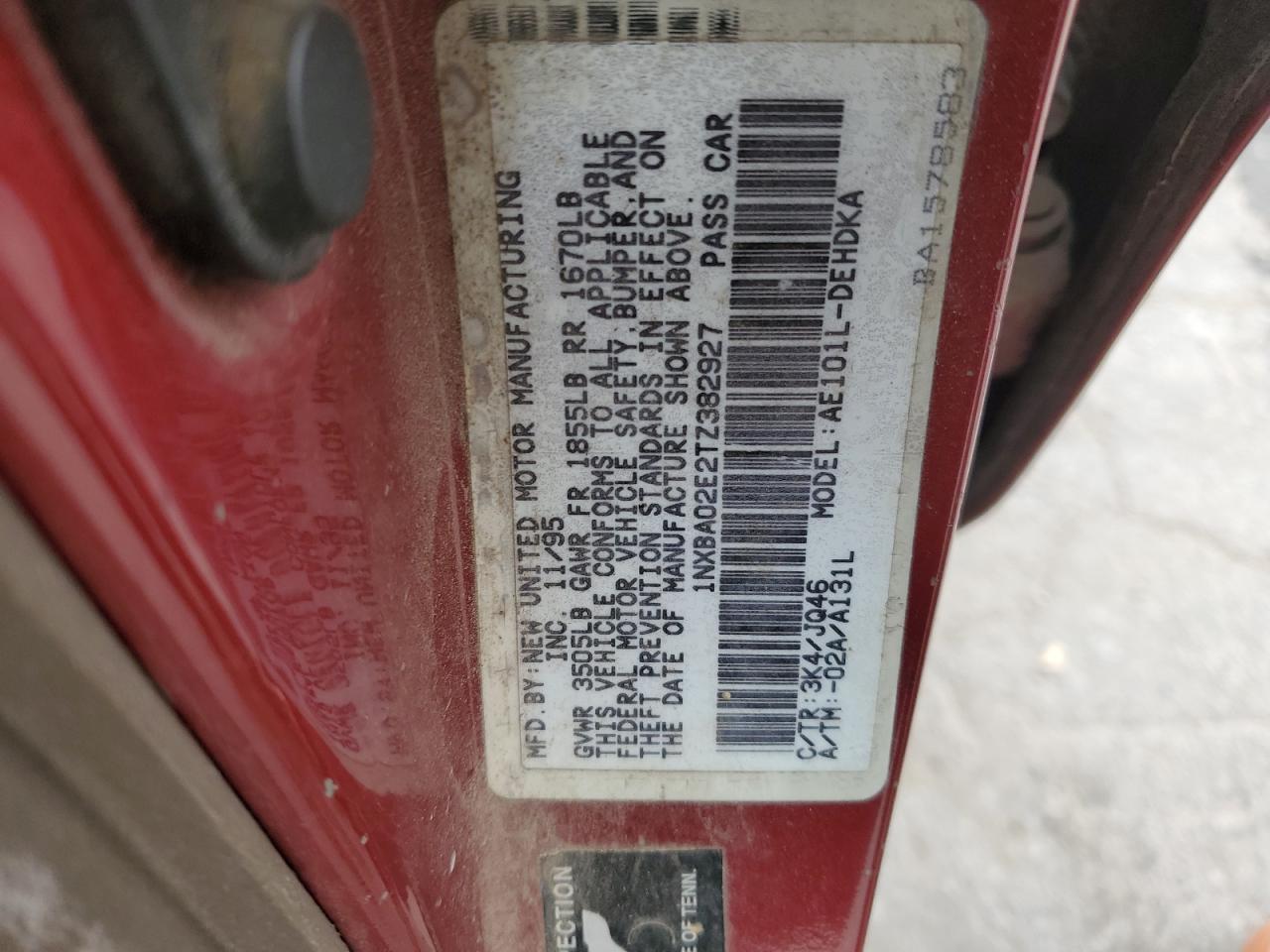 1996 Toyota Corolla - Image 14