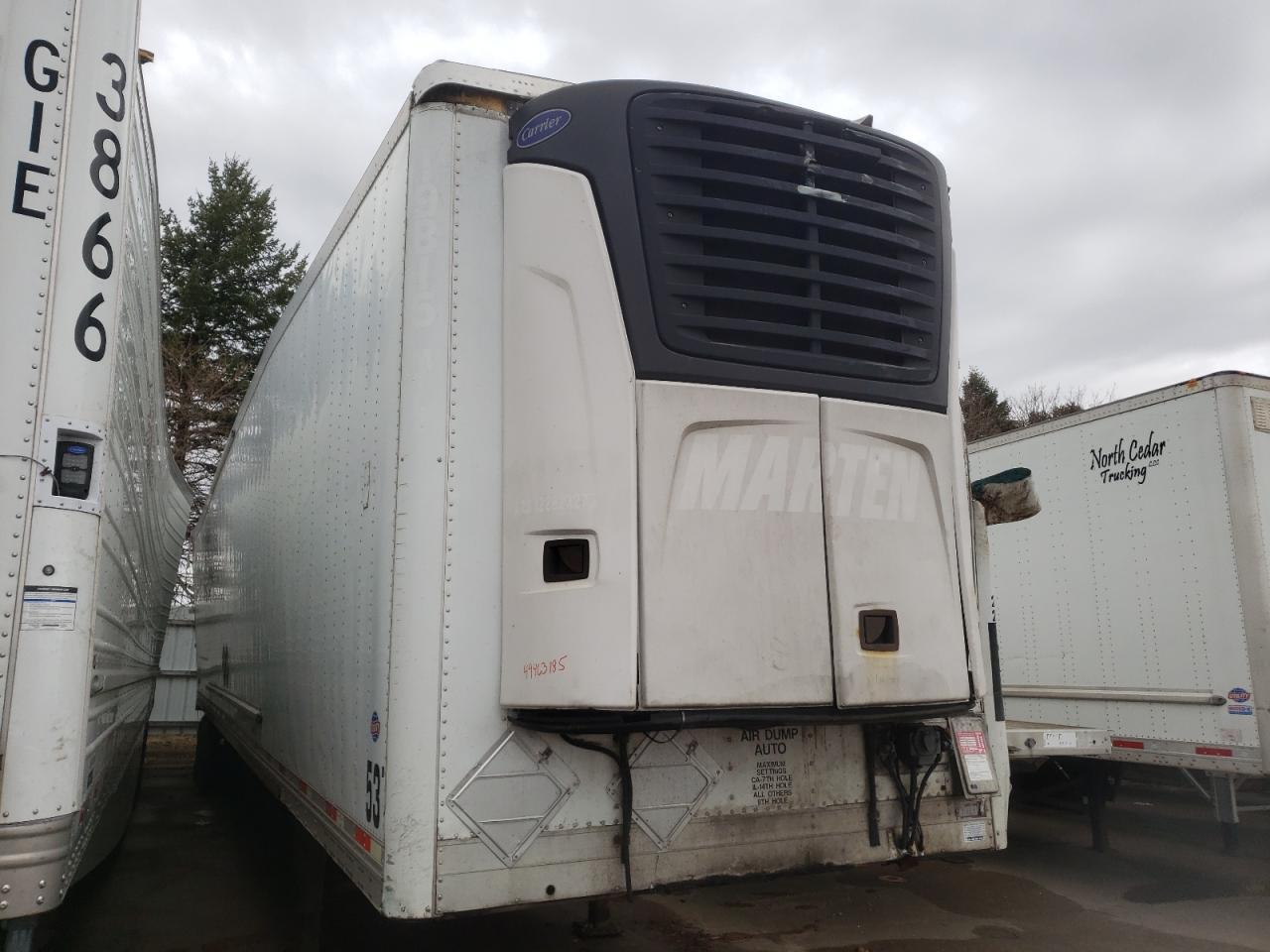 2012 Utility Vs2Ra Refrigerted Van Trailer en Venta en Eldridge, IA - All Over