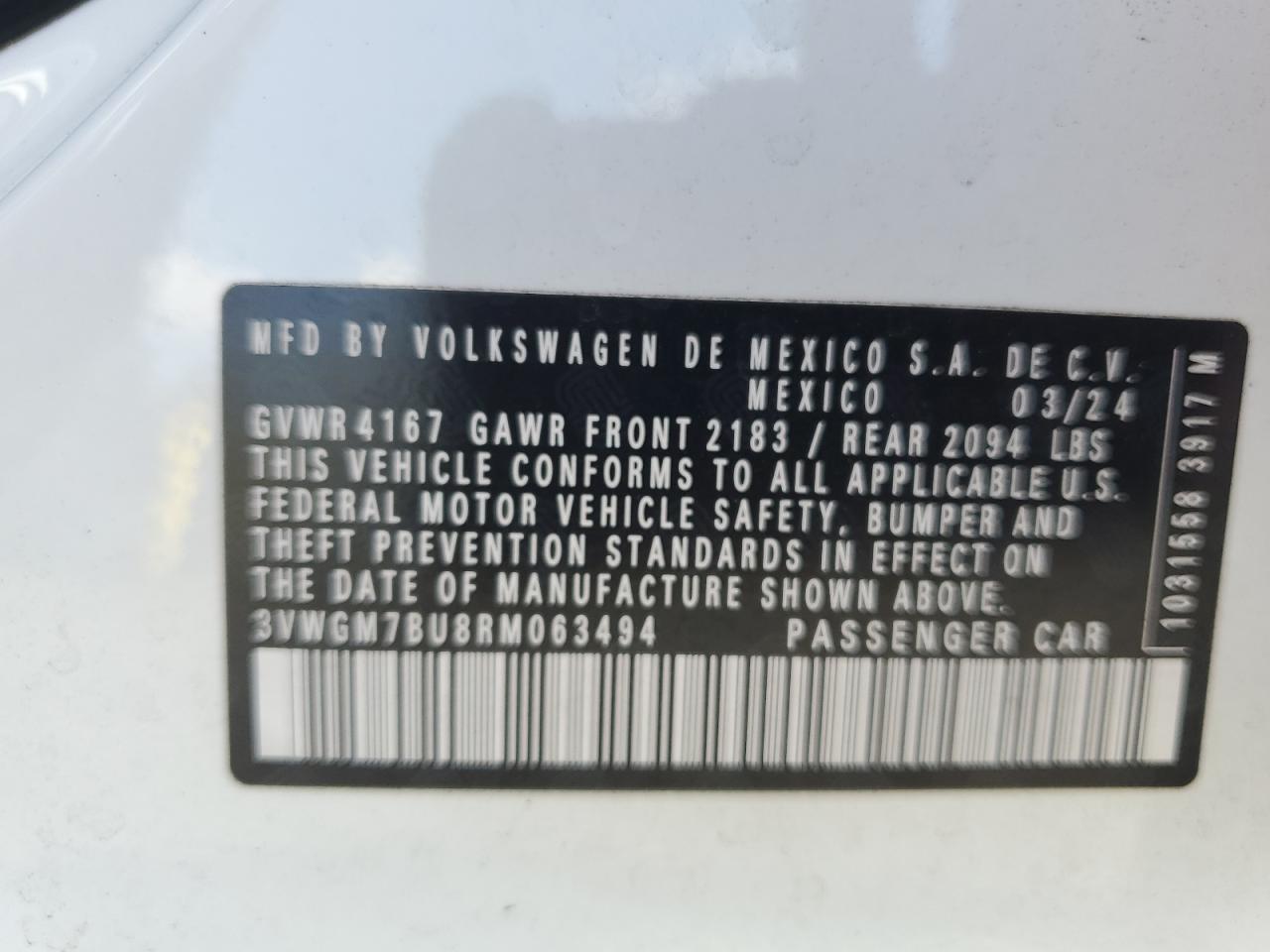 2024 Volkswagen Jetta - Image 14