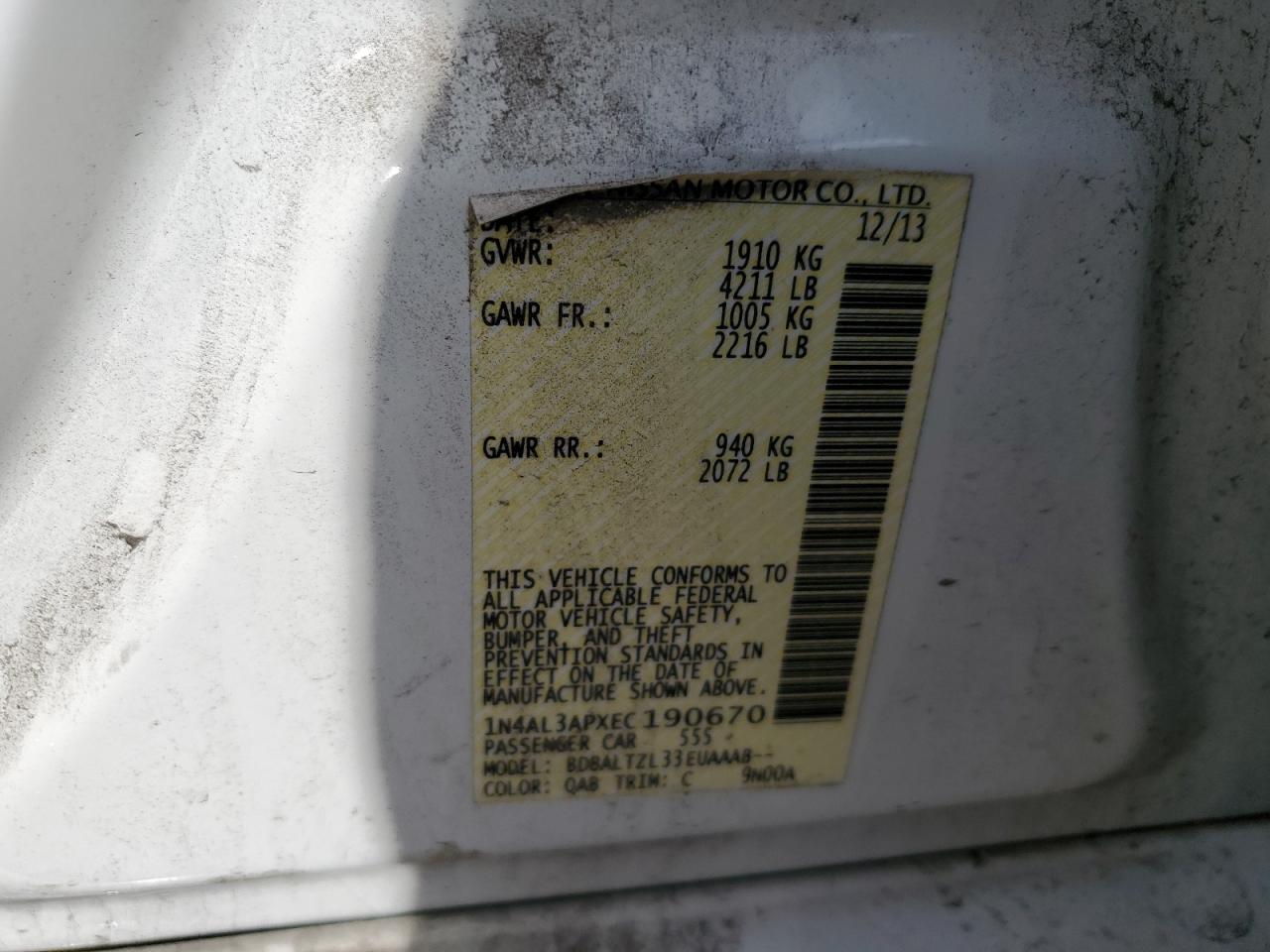 2014 Nissan Altima - Image 13