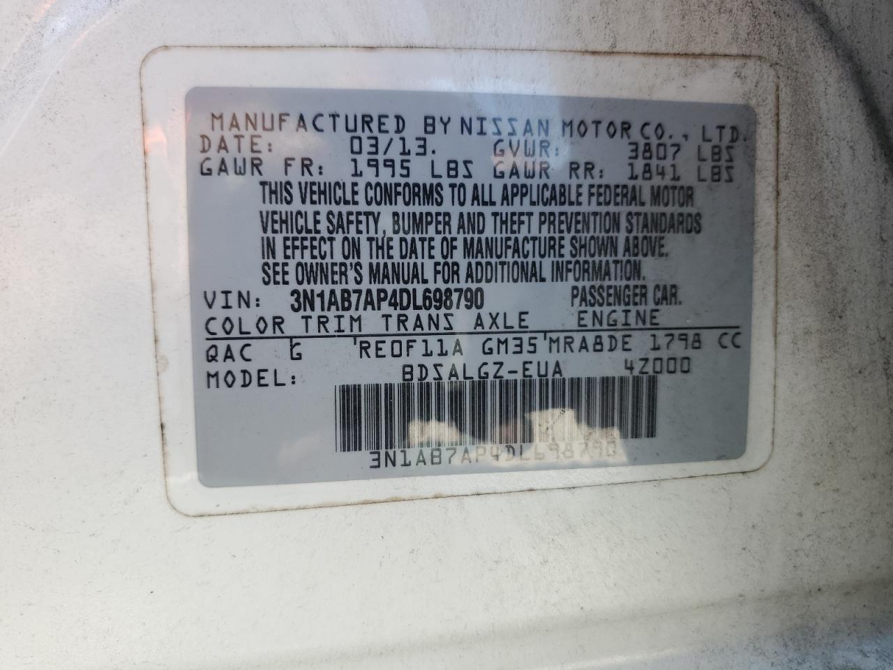 2013 Nissan Sentra - Image 12