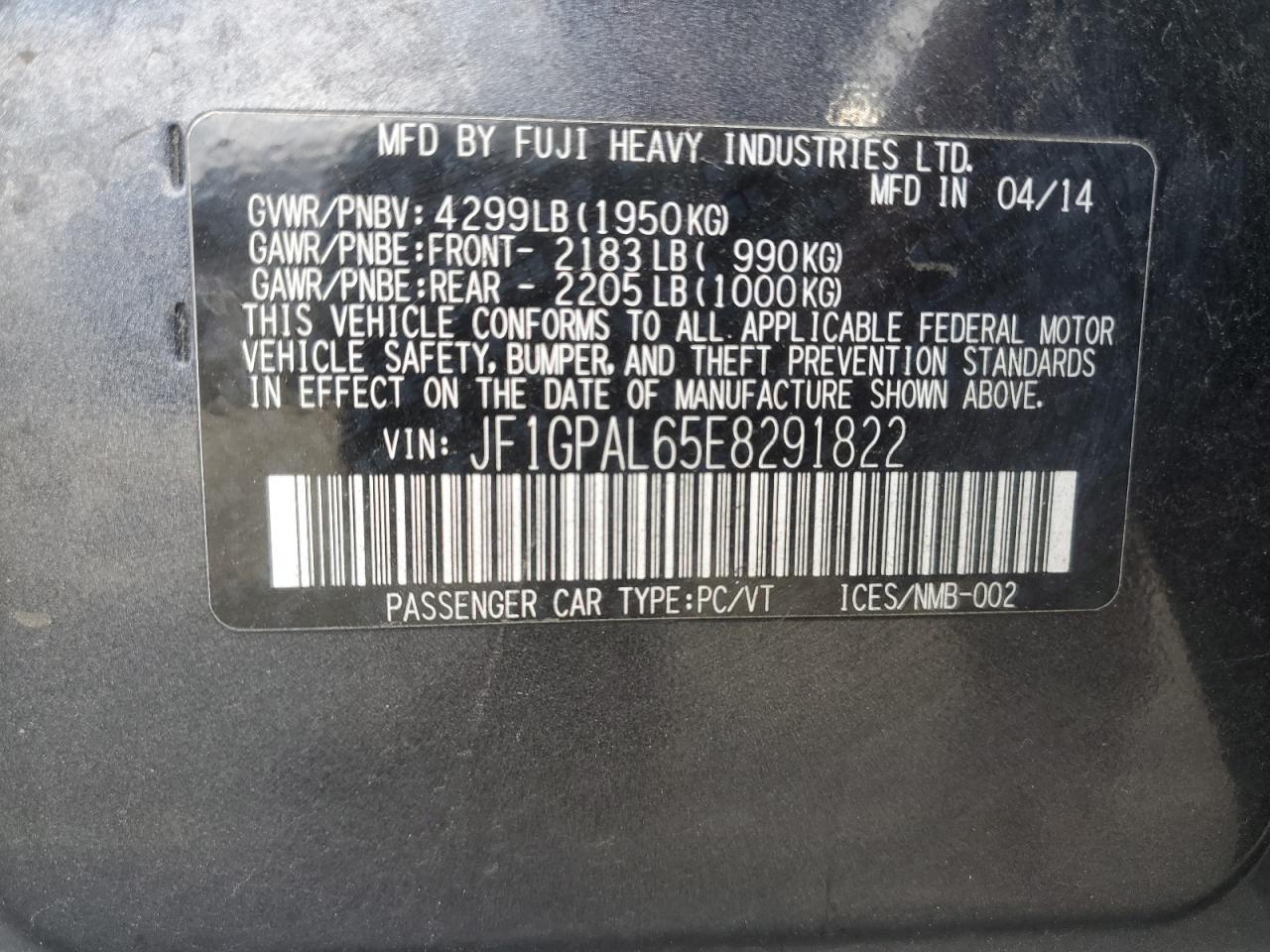 2014 Subaru Impreza - Image 13