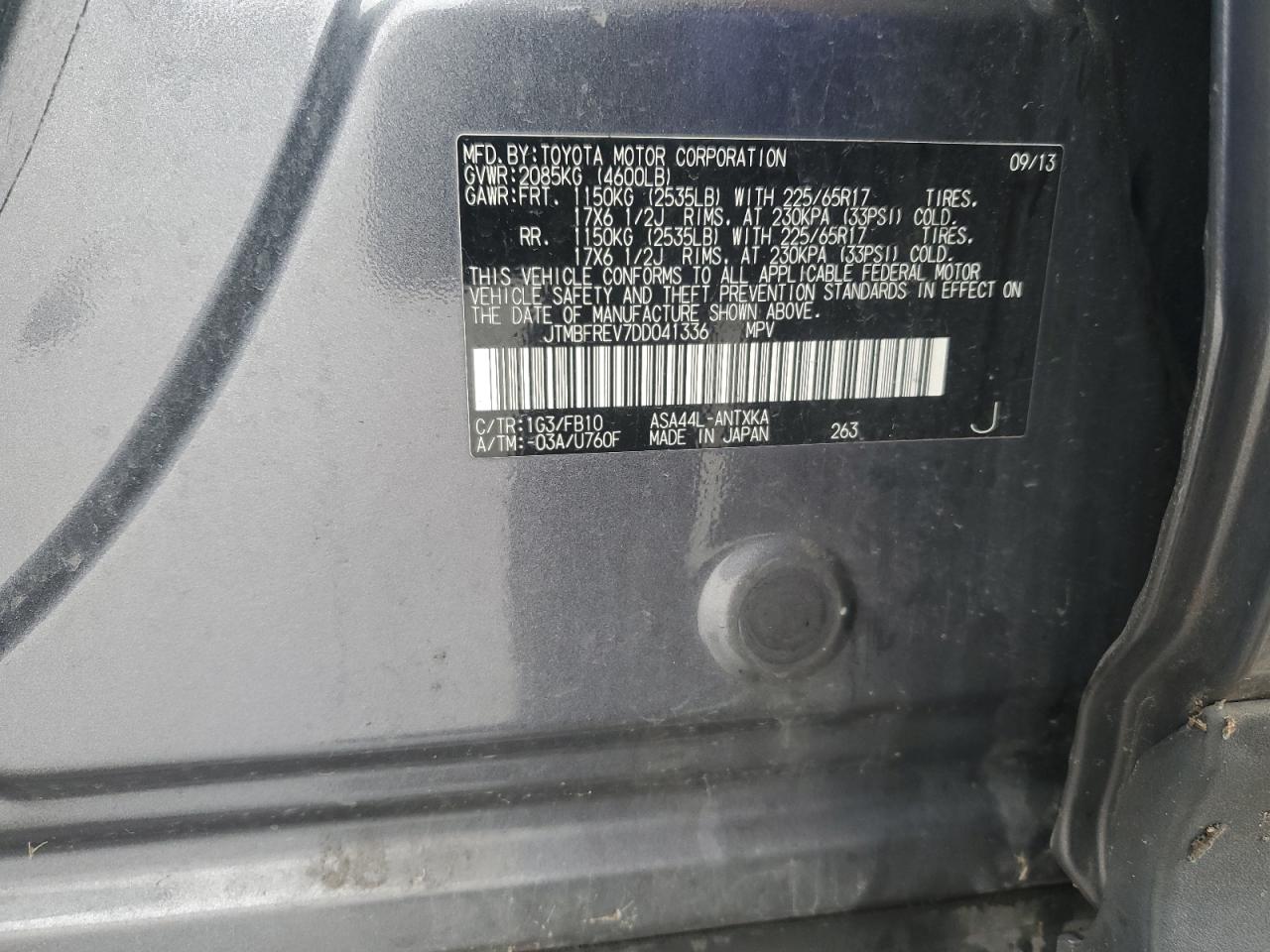2013 Toyota RAV 4 - Image 13