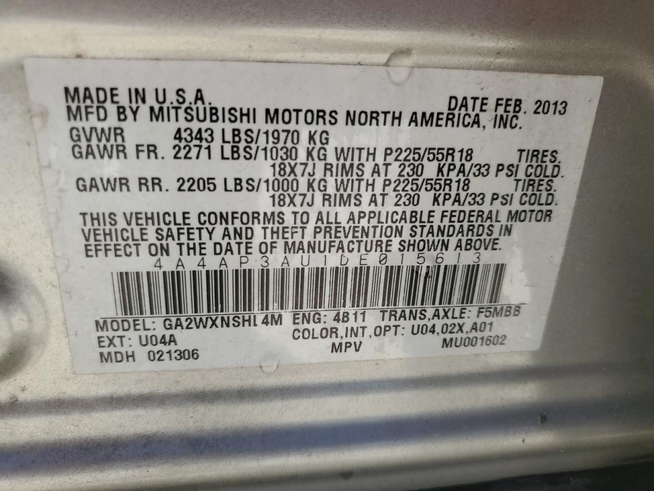 2013 Mitsubishi Outlander - Image 13