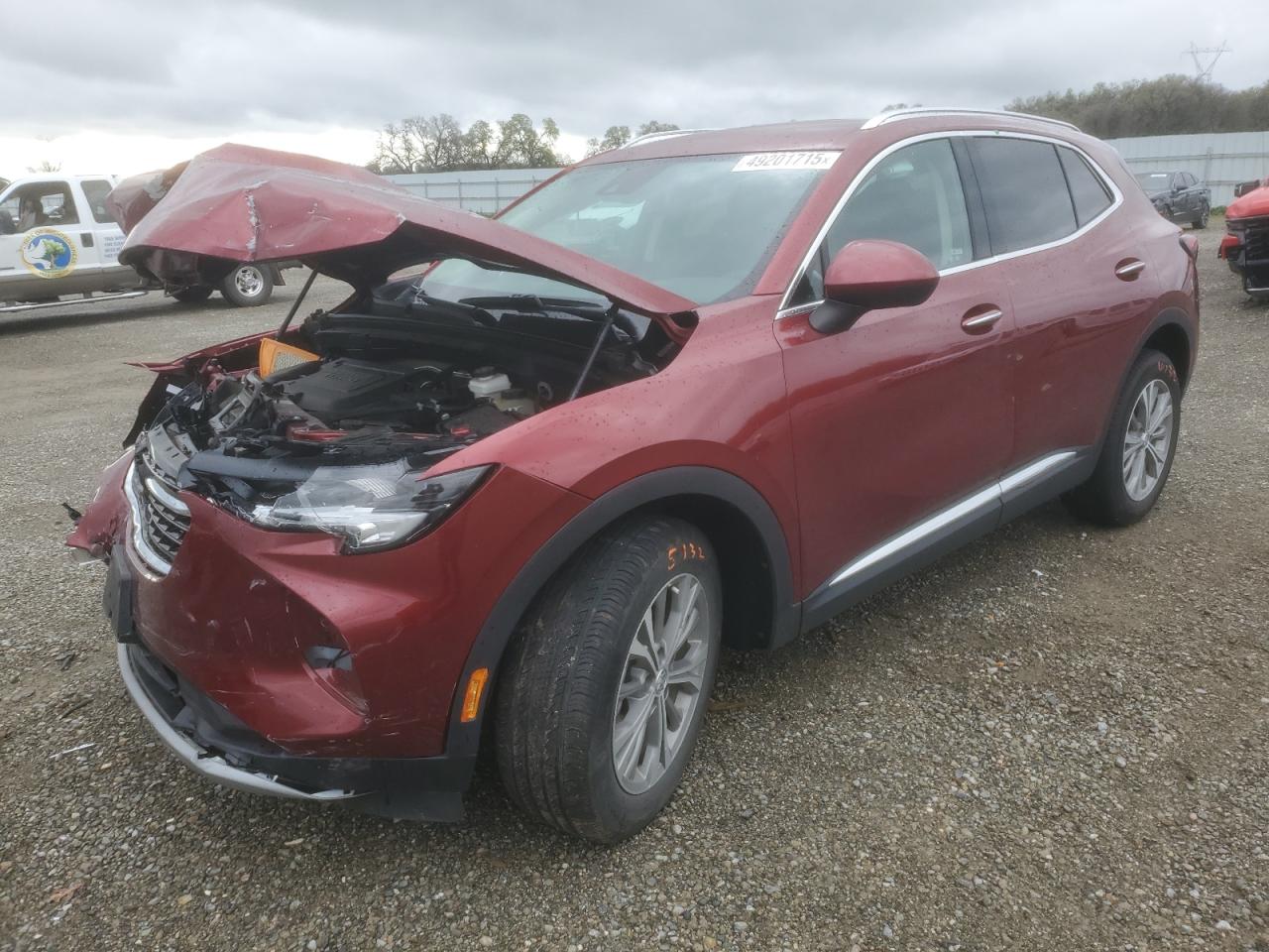 2023 Buick Envision Preferred red null gasoline LRBAZLR45PD036074 photo #1