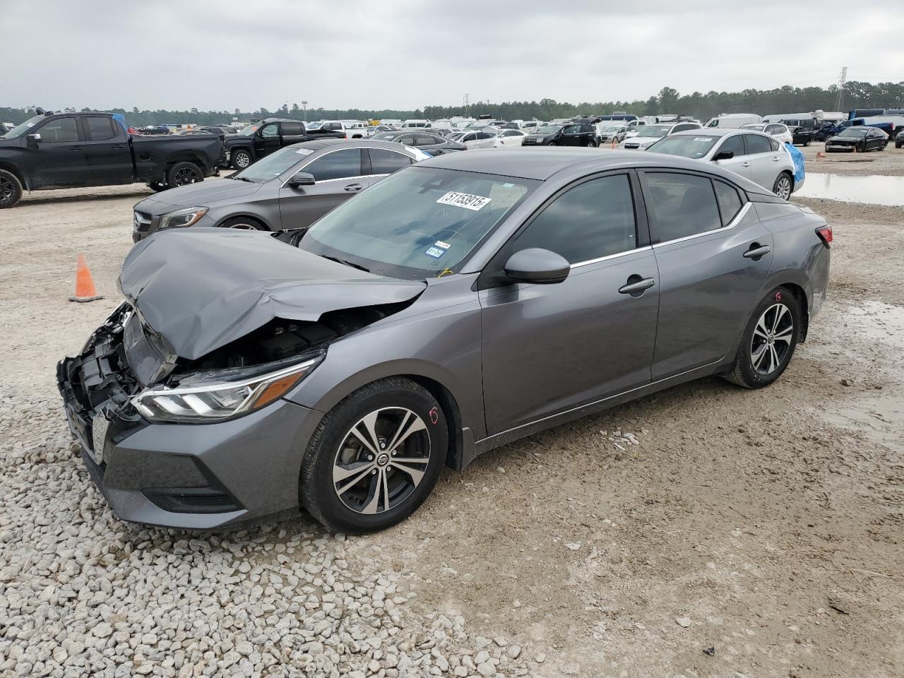 2020 Nissan Sentra Sv na sprzedaż w Houston, TX - Front End