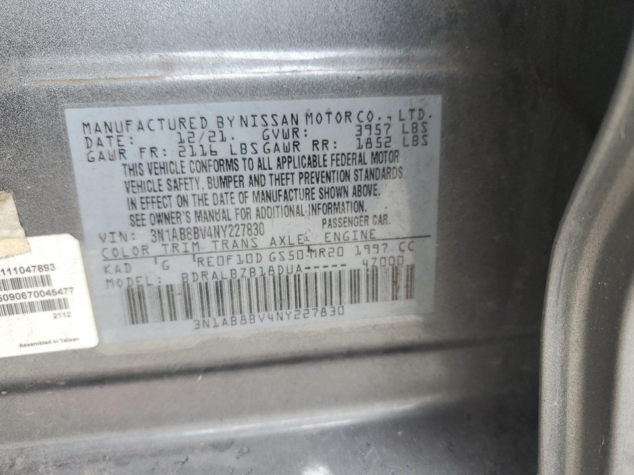 2022 Nissan Sentra - Image 12